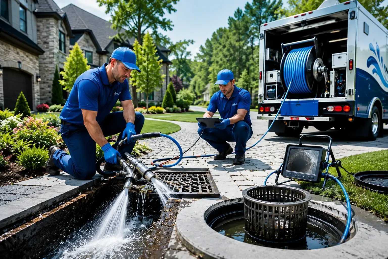 Local outdoor drain cleaning professionals in Sheridan, TX