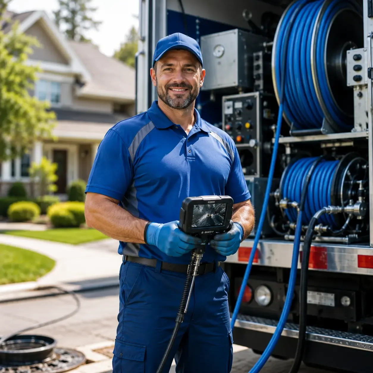 Local outdoor drain cleaning specialists in Sheridan, TX